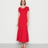 Even&Odd Damen Maxikleid - Red -Even&Odd Verkäufe 007034b332af44f9af4cee5297c11c06