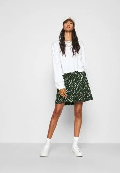 Even&Odd Damen A-Linien-Rock - White/green -Even&Odd Verkäufe 02133c5f625c483ebdfc9a6710e8908d