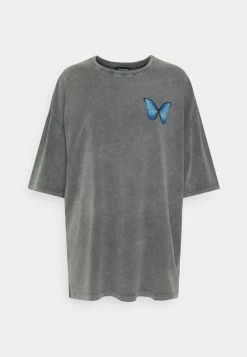 Even&Odd Damen T-Shirt Print - Black