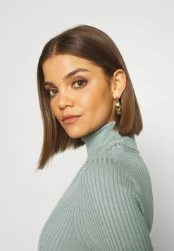 Even&Odd Damen BASIC TURTLE NECK - Strickpullover - Light Green -Even&Odd Verkäufe 0415988e1e65474ea8acbc14c2116ea6