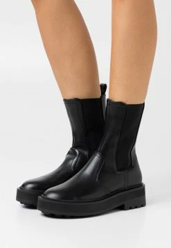 Even&Odd Damen Plateaustiefelette - Black