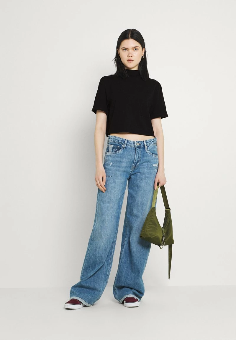 Even&Odd Damen T-Shirt Basic - Black 4 Even&Odd Damen T-Shirt Basic - Black – Bild 2