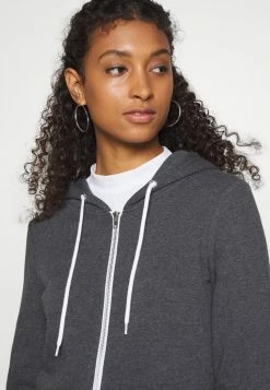 Even&Odd Damen ZIP JACKET - Sweatjacke - Mottled Dark Grey -Even&Odd Verkäufe 04a4969f50074e63bd0fcba6c028e1e3