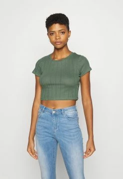 Even&Odd Damen 3 PACK - T-Shirt Basic - Black/mottled Green/white -Even&Odd Verkäufe 05f6c35a4cd943df8b0329588c8b5fdb