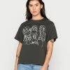 Even&Odd T-Shirt Print - Anthracite | Damen