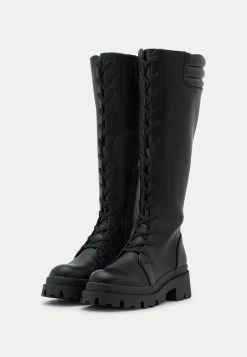 Even&Odd Damen Schnürstiefel - Black -Even&Odd Verkäufe 0873670dbcc94fa9b190eb14ab12cd25