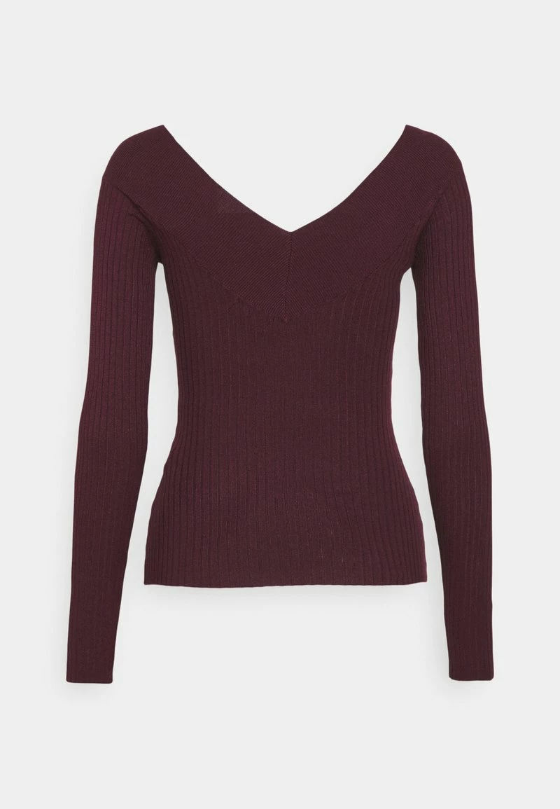 Even&Odd Damen Strickpullover - Bordeaux 4 Even&Odd Damen Strickpullover - Bordeaux – Bild 2