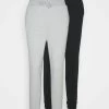 Even&Odd 2er PACK - Slim Fit Joggers - Jogginghose - Mottled Light Grey/black | Damen -Even&Odd Verkäufe 0c454937c4d54c5d87f45c5b8d30b1cc