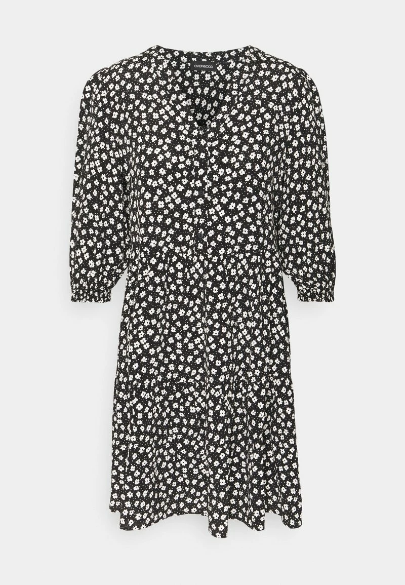 Even&Odd Damen Blusenkleid - Black/white 8 Even&Odd Damen Blusenkleid - Black/white – Bild 6