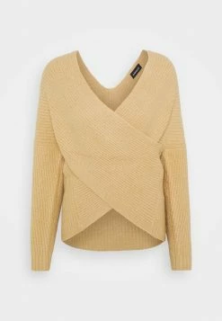 Even&Odd Damen Strickpullover - Tan -Even&Odd Verkäufe 0cb6c63d5199463e962af3ed7a22c297