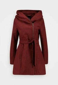 Even&Odd Damen Klassischer Mantel - Bordeaux -Even&Odd Verkäufe 0e46d26bc8034b74ac43299ff8955aaa