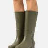 Even&Odd Damen Gummistiefel - Khaki