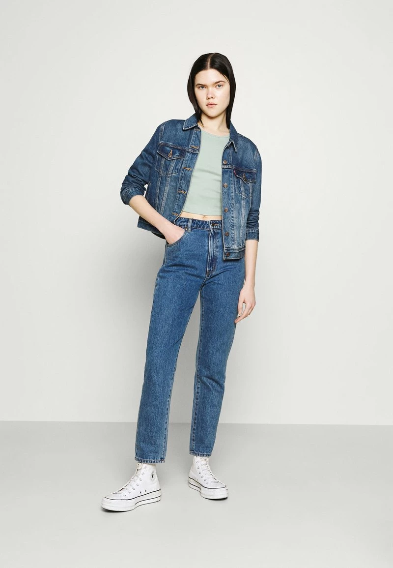 Even&Odd Damen T-Shirt Basic - Mottled Light Green 4 Even&Odd Damen T-Shirt Basic - Mottled Light Green – Bild 2