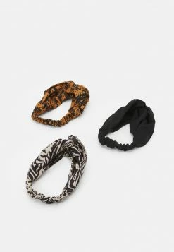 Even&Odd Damen 3 PACK - Haar-Styling-Accessoires - Black/brown/mustard Yellow -Even&Odd Verkäufe 102c1b0f8fcb48409ec4f438c62b592f