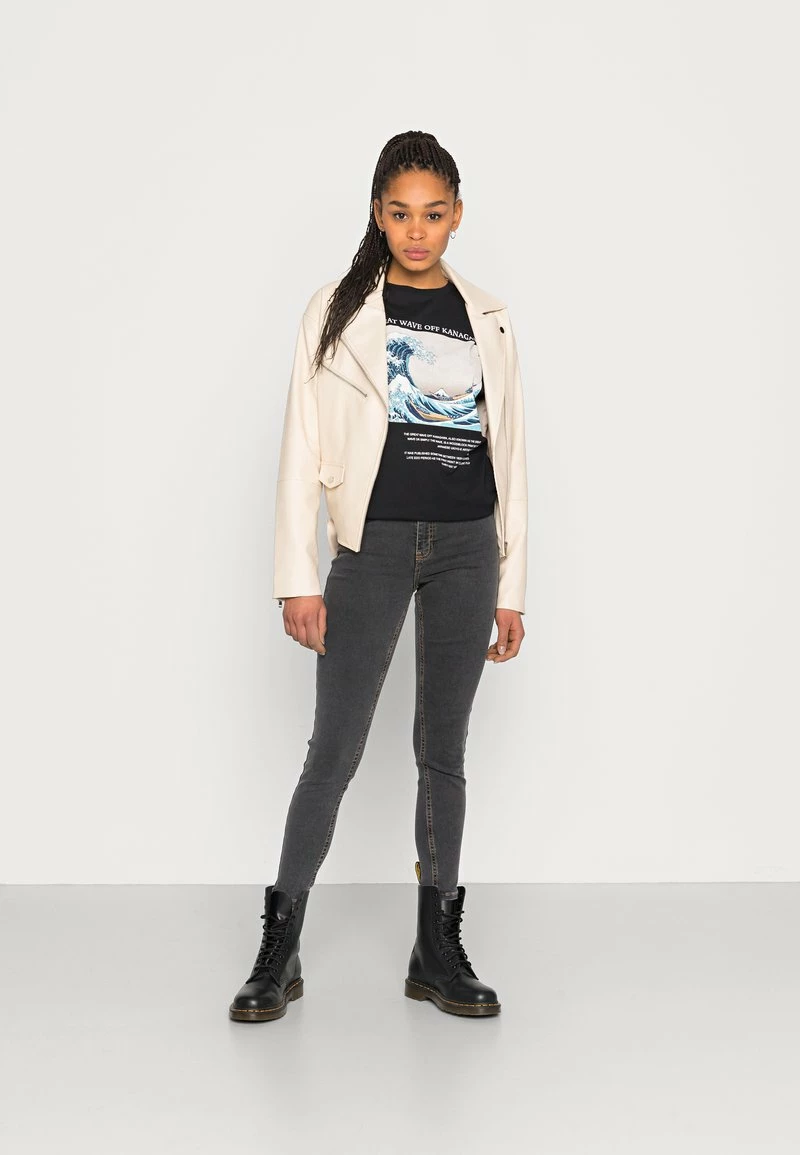 Even&Odd Damen T-Shirt Print - Black 4 Even&Odd Damen T-Shirt Print - Black – Bild 2