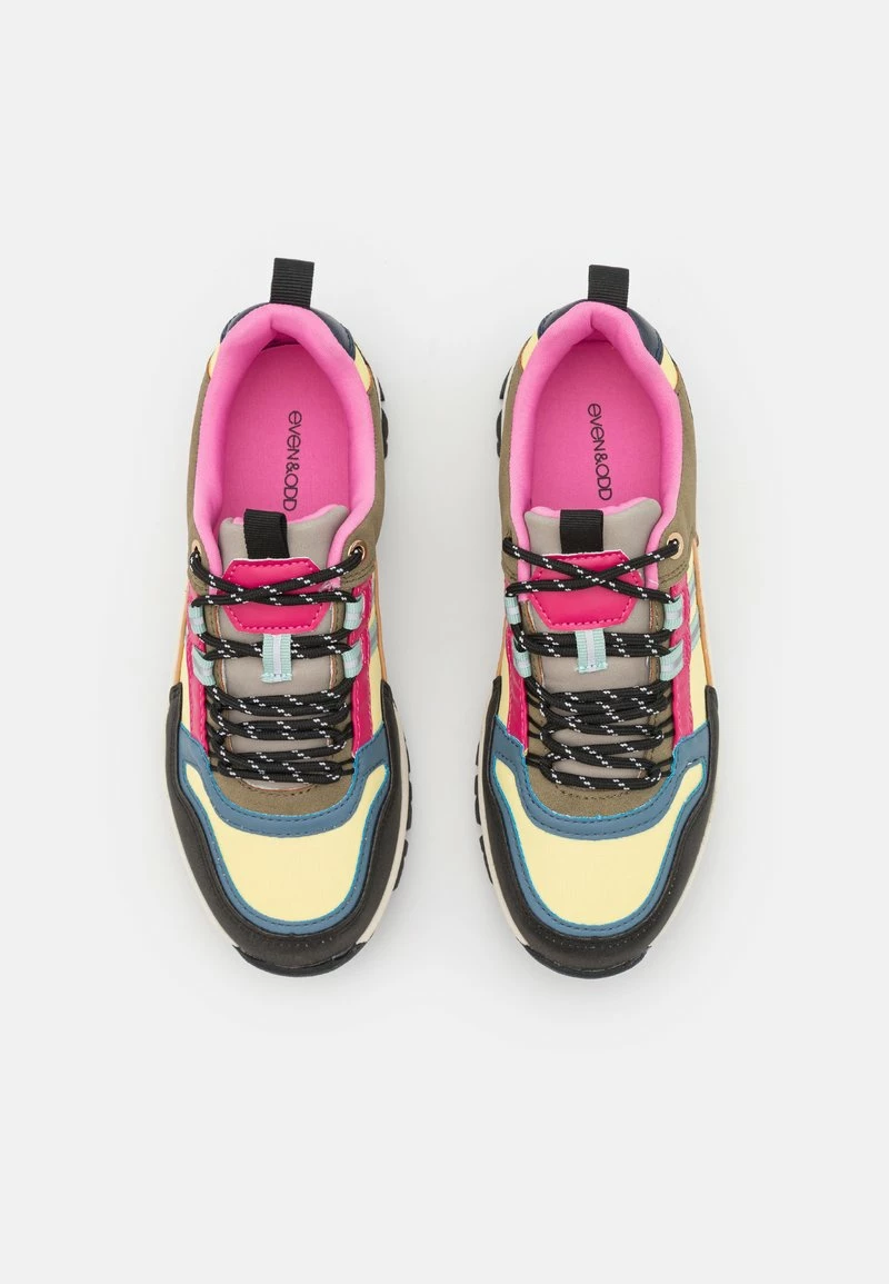 Even&Odd Sneaker Low - Black/multi-coloured | Damen 8 Even&Odd Sneaker Low - Black/multi-coloured | Damen – Bild 6
