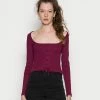 Even&Odd Damen Langarmshirt - Purple -Even&Odd Verkäufe 1256b4293380431c9b429be42df24dd8