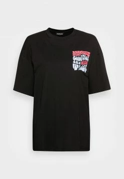 Even&Odd Damen T-Shirt Print - Black -Even&Odd Verkäufe 1424cb7cd61340f789d56c1583fbc887