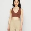 Even&Odd Top - Brown | Damen