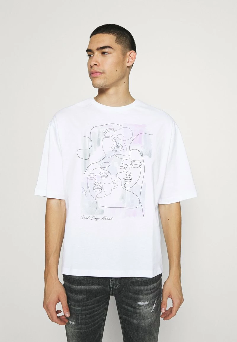 Even&Odd UNISEX - T-Shirt Print - White 3 Even&Odd UNISEX - T-Shirt Print - White