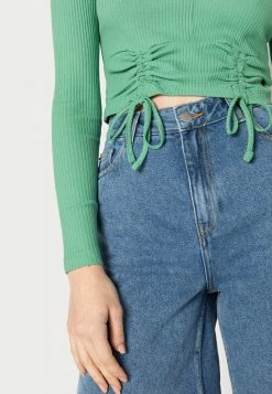 Even&Odd Damen Langarmshirt - Green -Even&Odd Verkäufe 151033556c594c7388e0b638a37b3113