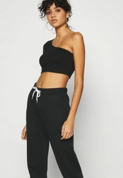 Even&Odd Damen Regular Fit Jogger With Contrast - Jogginghose - Black -Even&Odd Verkäufe 15e7794759944ee882d84813efebd177
