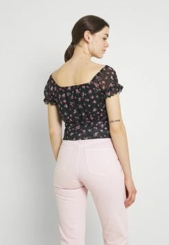 Even&Odd Damen T-Shirt Print - Black -Even&Odd Verkäufe 16e7d9fab254459dbee6a1d9338de438