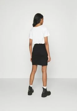 Even&Odd Damen Asymetric Overlap Wrap Mini High Waisted Skirt - Bleistiftrock - Black 11 Even&Odd Damen Asymetric Overlap Wrap Mini High Waisted Skirt - Bleistiftrock - Black -Even&Odd Verkäufe 17980c02c30940dbb5eef43ab569ab76