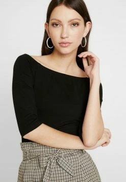 Even&Odd BASIC - Langarmshirt - Black | Damen -Even&Odd Verkäufe 185467d4c31d4910ba66b5437231f0fc