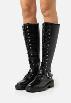 Even&Odd Damen Schnürstiefel - Black