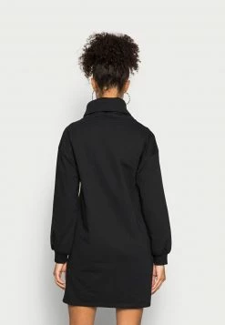 Even&Odd Damen Casual Sweat Collar Winter Mini Dress - Freizeitkleid - Black -Even&Odd Verkäufe 1a2b5eddee764257a3807dfcd048f11c