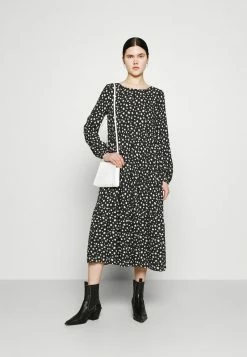 Even&Odd Damen Freizeitkleid - Black/white -Even&Odd Verkäufe 1be501cfaf194c50a89c3c2931a4abed