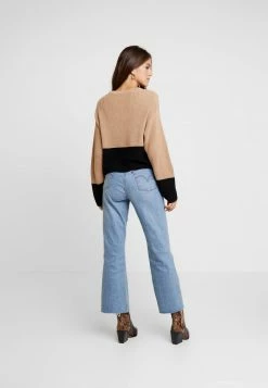 Even&Odd Damen Strickpullover - Sand/black -Even&Odd Verkäufe 1bf04e562e4b450e9a24dd8db6218d09