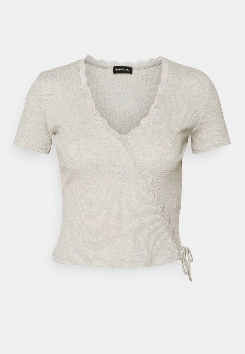 Even&Odd Damen T-Shirt Print - Light Grey 8 Even&Odd Damen T-Shirt Print - Light Grey – Bild 6