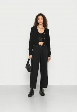 Even&Odd Damen Strickjacke - Black -Even&Odd Verkäufe 1ca1deac2e66465f865b9fffa4bce556