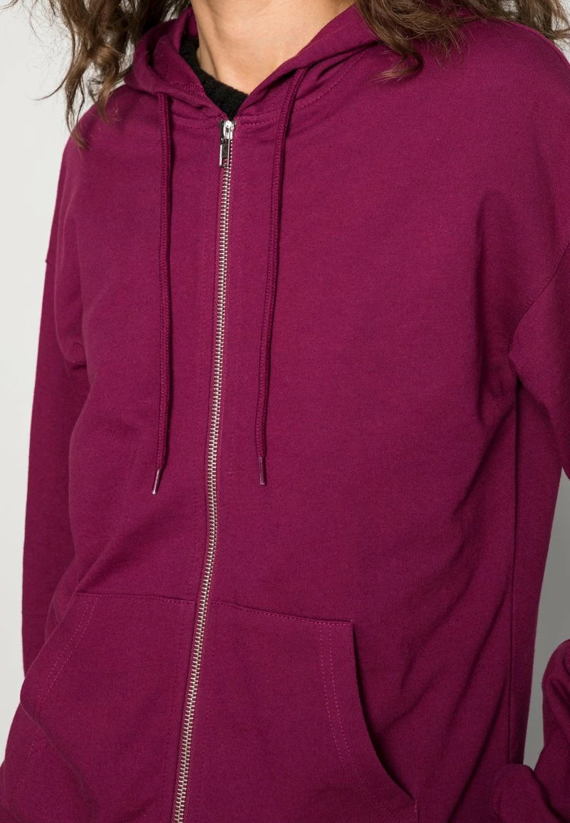Even&Odd Damen BASIC HOODIE JACKET WITH POCKETS - Kapuzenpullover - Purple 7 Even&Odd Damen BASIC HOODIE JACKET WITH POCKETS - Kapuzenpullover - Purple – Bild 5