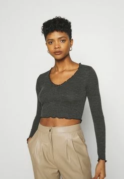 Even&Odd Langarmshirt - Grey | Damen