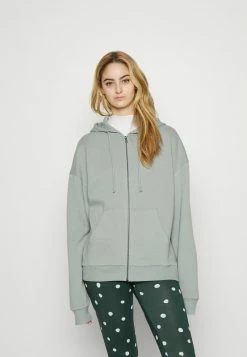 Even&Odd Damen OVERSIZED HOODED ZIP JACKET - Sweatjacke - Light Green