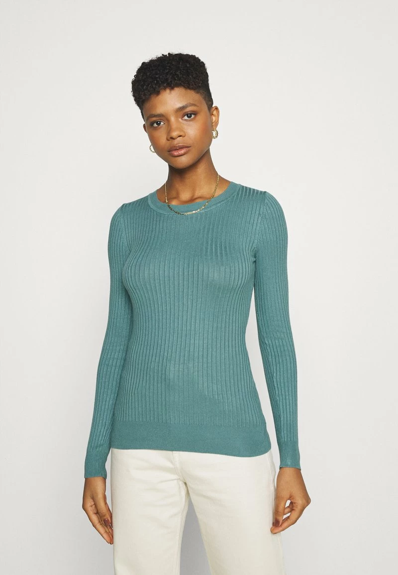 Even&Odd Damen 2 PACK - Strickpullover - Black/turquoise 4 Even&Odd Damen 2 PACK - Strickpullover - Black/turquoise – Bild 2