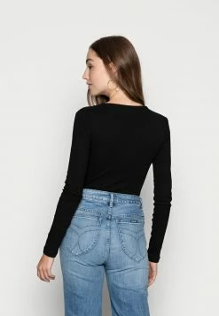 Even&Odd BODYSUIT BASIC - Langarmshirt - Black | Damen -Even&Odd Verkäufe 214c3f710e0c4d9b9a26071e900e8325