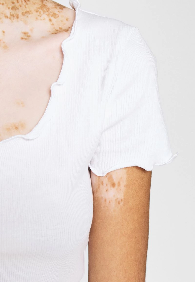 Even&Odd Damen T-Shirt Basic - White 8 Even&Odd Damen T-Shirt Basic - White – Bild 6