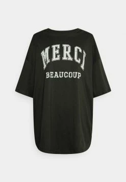 Even&Odd T-Shirt Print - Anthracite | Damen