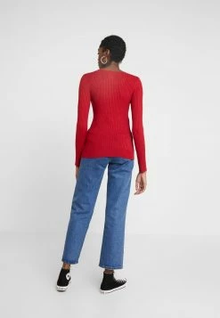 Even&Odd Damen Strickpullover - Dark Red -Even&Odd Verkäufe 22dbc5b696434195971eaf5de4b64197