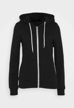 Even&Odd ZIP JACKET - Sweatjacke - Black | Damen -Even&Odd Verkäufe 23292ea797bf4fcbb28fdd3e8bd63fe8