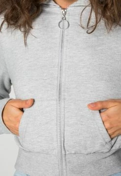 Even&Odd Damen Sweatjacke - Mottled Light Grey -Even&Odd Verkäufe 25e686628ece4d0c9b1e838fa8842f53