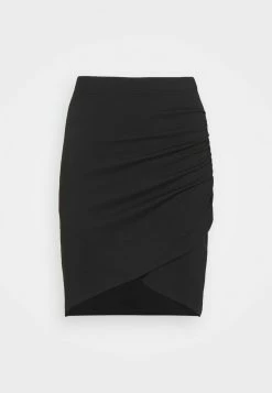 Even&Odd Damen Asymetric Overlap Wrap Mini High Waisted Skirt - Bleistiftrock - Black 13 Even&Odd Damen Asymetric Overlap Wrap Mini High Waisted Skirt - Bleistiftrock - Black -Even&Odd Verkäufe 26ec337f6164479d83b7661e14b9402f