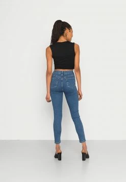 Even&Odd Damen Jeans Skinny Fit - Blue Denim -Even&Odd Verkäufe 288dbf0b11864c1d87626656b336a939