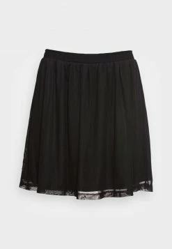 Even&Odd Damen BASIC FLARED SKIRT - Minirock - Black -Even&Odd Verkäufe 299c6218ca9d46cf99550269c95ee699
