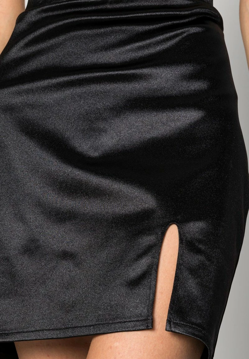 Even&Odd Damen BODYCON SKIRT WITH SLIT - Minirock - Black 7 Even&Odd Damen BODYCON SKIRT WITH SLIT - Minirock - Black – Bild 5