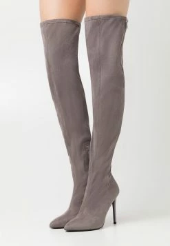 Even&Odd Damen High Heel Stiefel - Grey